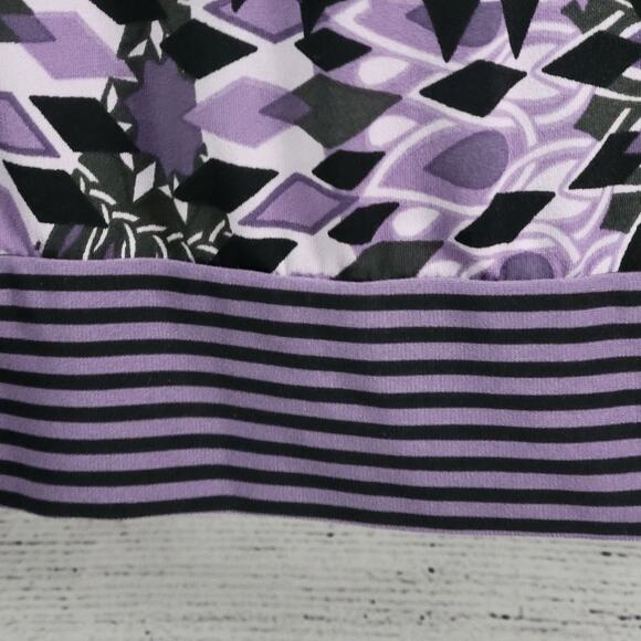 Cato Purple and Black Tunic Blouse Size 26/26W - Picture 4 of 8